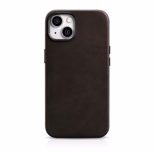 iCarer Oil Wax Premium ādas apvalks iPhone 14 Plus Magnētiskais ādas apvalks ar MagSafe Brūns (WMI14220703-BN)