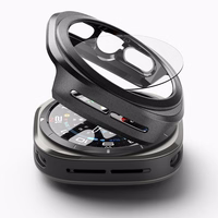 Ringke Slim & rūdītā stikla viedtālruņa apvalks + stikla komplekts Samsung Galaxy Watch Ultra 47mm - melns