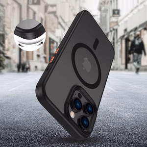 Tech-Protect MagMat Magsafe 3 komplekts iPhone 16 Pro Max viedtālruņa apvalks - matēts melns