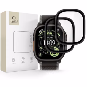 Tech-Protect 2-pack tempered glass for Apple Watch Ultra 49mm - black