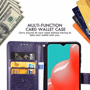 Korpuss Flower Book Samsung A145 A14 4G/A146 A14 5G violets