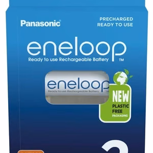 Uzlādējamas baterijas PANASONIC ENELOOP AA 2000 mAh 2 gab. (BK-3MCDE/2CP)