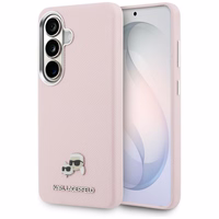 Karl Lagerfeld maciņš Saffiano KC Metal Logo MagSafe Samsung Galaxy S26 rozā
