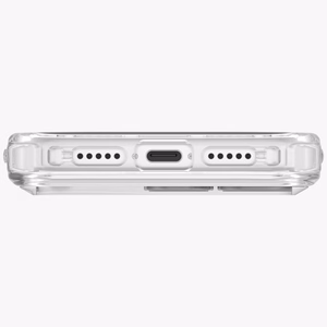 Uniq LifePro Xtreme Magclick uzlādes apvalks viedtālrunim iPhone 17 Pro - caurspīdīgs ar spīdumiem