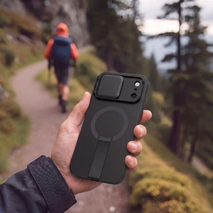 Tech-Protect Kevlar Aura MagSafe maciņš, paredzēts iPhone 18 Pro / 17 Pro, melns