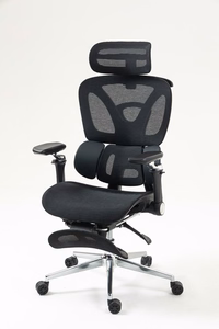Activejet ergonomiskais biroja krēsls YK848, melns