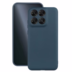 Силиконовый чехол для Motorola Edge 70 Fusion тёмно-синий