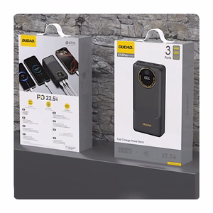 Portatīvais lādētājs Dudao K12Pro balts 22.5W 20000mAh (PD / QC3.0)