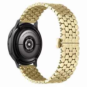Beline siksniņa Watch 20mm Metal Honeycomb zelta box