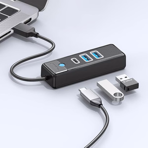 Orico PWC2U-U3 3-port USB hub 2x USB-A 3.0 1x USB-C 3.0 1.8 m - black