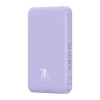 Magnētiskais portatīvais lādētājs Baseus Mini 5000mAh 20W (violets)