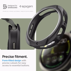 Spigen Liquid Air apvalks pulksteņa Samsung Galaxy Watch 8 44mm - matēts melns