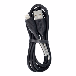 Кабель USB A - Lightning Forcell F-Energy 2,4A 12W Carbon 1 м CB-01A чёрный
