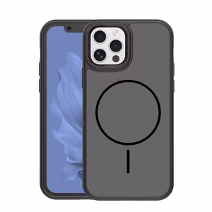Чехол Frame Thin Mag для iPhone 12 12 Pro 6,1" чёрный