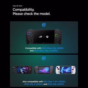Spigen Glas.tR Slim rūdīts stikls 2 gab. priekš ROG Xbox Ally X (2024/2025) / ROG Xbox Ally (2025) / ROG Ally (2023) / MSI Claw 7 AI+