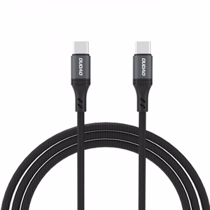 USB kabelis Dudao L3CC melns Type-C / Type-C 120cm (līdz 60W)