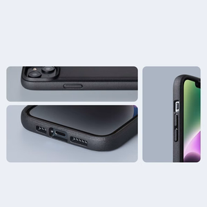 Raptic X-Doria Slim viedtālruņa apvalks iPhone 14 Plus aizmugures vāciņš melns