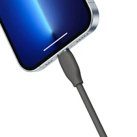 Baseus Jelly kabelis USB-C uz Lightning, 20W, 1,2m (melns)