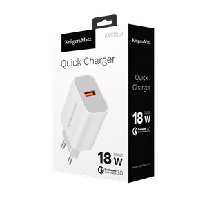 Kruger&Matz tīkla lādētājs ar Quick Charge
