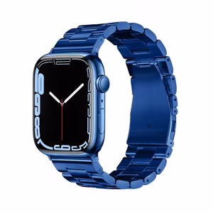 FORCELL F-DESIGN FA10 nerūsējošā tērauda siksniņa APPLE Watch 42 / 44 / 45 / 49 mm zila