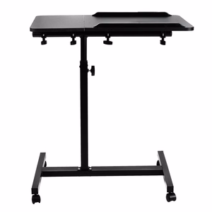 Maclean pārvietojams galdiņš un klēpjdatora statīvs, melnā krāsā, regulējams augstums 59-89cm, līdz 30kg, MC-121 B