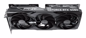 PNY GeForce RTX 5080 Overclocked Triple Fan NVIDIA videokarte, 16 GB GDDR7