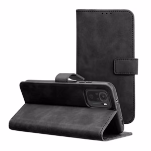 TENDER grāmatas tipa viedtālruņa apvalks XIAOMI Redmi Note 10 / 10S melns