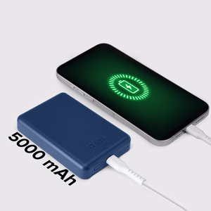 Portatīvais lādētājs SBS TEBB5000MAG1CB 5000 mAh saderīga ar MagSafe - zila