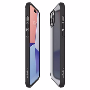 Spigen Ultra Hybrid viedtālruņa apvalks iPhone 15 Plus - Melns