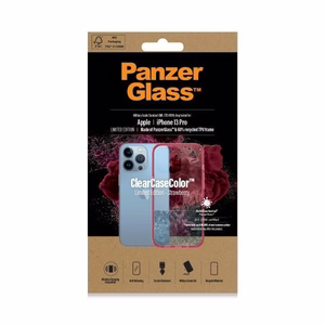 PanzerGlass ClearCase antibakteriālais viedtālruņa apvalks ar Military Grade sertifikātu iPhone 13 Pro - caurspīdīgs rozā