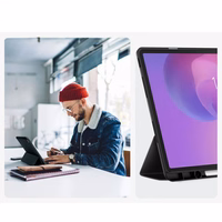 TechProtect SmartCase Pen macins priekš Lenovo Idea Tab Plus 12.1 TB-361 - Melns