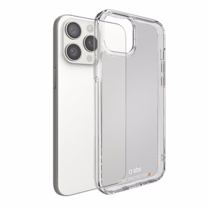 SBS D3O apvalks iPhone 15 Pro viedtālrunim – caurspīdīgs