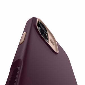 Spigen Nano Pop Mag MagSafe apvalks iPhone 17 viedtālrunim – bordo krāsas