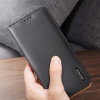 Dux Ducis Hivo viedtālruņa apvalks Samsung Galaxy S23+ atverams apvalks ar maku un RFID aizsardzību sarkans