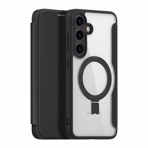 Dux Ducis Skin X Pro apvalks ar magnētisko gredzenu / statīvu Samsung S24 - melns