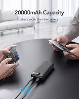 Portatīvais lādētājs VEGER 20000 mAh PD QC3.0 2A 20W L20S (VP2039PD / W2039PD) melns