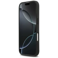 Mercedes Ādas Liels Laurel Lapu Magnētiskais Viedtālruņa apvalks iPhone 17 - Melns