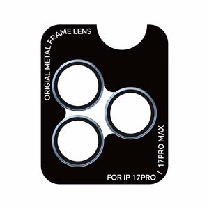 Rock Tempered stikls Pure Series Camera Lens on camera for Iphone 17 Pro/17 Pro Max (lens 3 pieces) zils