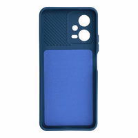 Camshield Soft viedtālruņa apvalks Xiaomi Redmi Note 12 5G/Poco X5 (m) - tumši zils