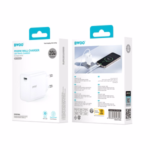 BWOO wall charger 20W CDA226 QC 1x USB-C black