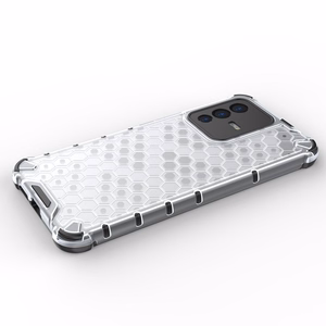 Honeycomb case бронированная крышка с гелевой рамкой для Vivo V23 5G прозрачный