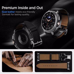 SPIGEN ENZO SAMSUNG GALAXY WATCH 8 / CLASSIC (40 / 44 / 46 MM) melns