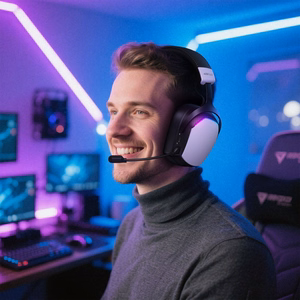 Bezvadu spēļu austiņas Acefast H11 baltas