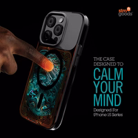 STM Reveal Warm MagSafe - maciņš iPhone 15 Pro Max (melns Realm)