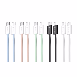 Devia kabelis Smart EC325 PD USB-C - USB-C 1,0 m 60W 3A zils