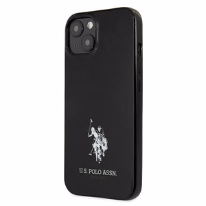 US Polo USHCP13SUMHK iPhone 13 mini 5.4" melns/melns cietais apvalks Horses Logo