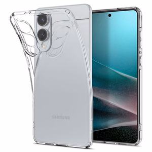 Spigen Liquid Crystal viedtālruņa apvalks Samsung Galaxy S25 Edge - daļēji caurspīdīgs