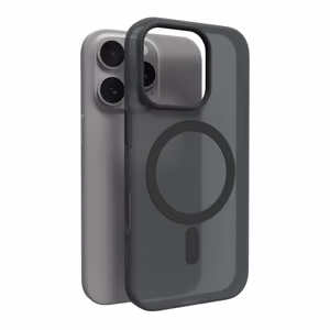 Puro Daylight Magnētiskais silikona viedtālruņa apvalks iPhone 16 Pro - melns