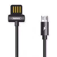 REMAX kabelis Waist Drum RC-082m - USB uz Micro USB - melns