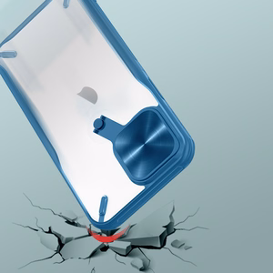 Nillkin Cyclops vāciņš iPhone 13 Pro - melns ar kameru aizsardzību un saliekamu statīvu